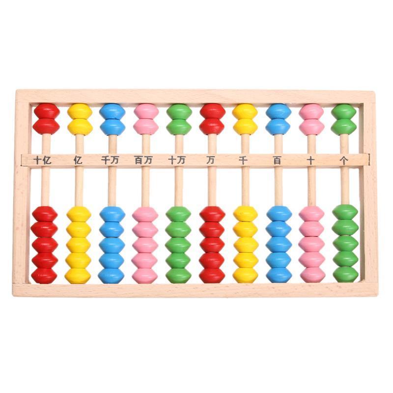 Maths Toy For Kids Gift Wooden Children/'s Counting Educational Bead Abacus Q