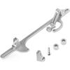 Throttle Cable Bracket 4150 4160 Series Throttle Brackets Billet Adjustable Aluminum (Silver)