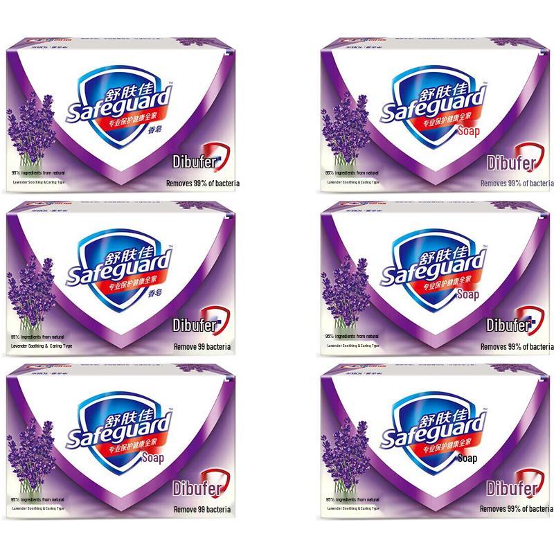 Safeguard Lavender Soothing Care Bar Soap 6-Pack