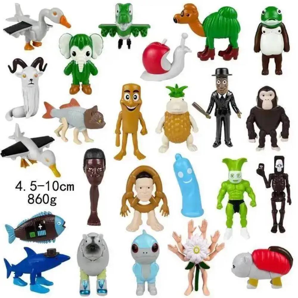 Steal A Brainrot Figure Strawberry Elephant Italian Brainrot 67 Figure Toy Tung Tung Tung Sahur Toy Tralalero Tralala Figurine