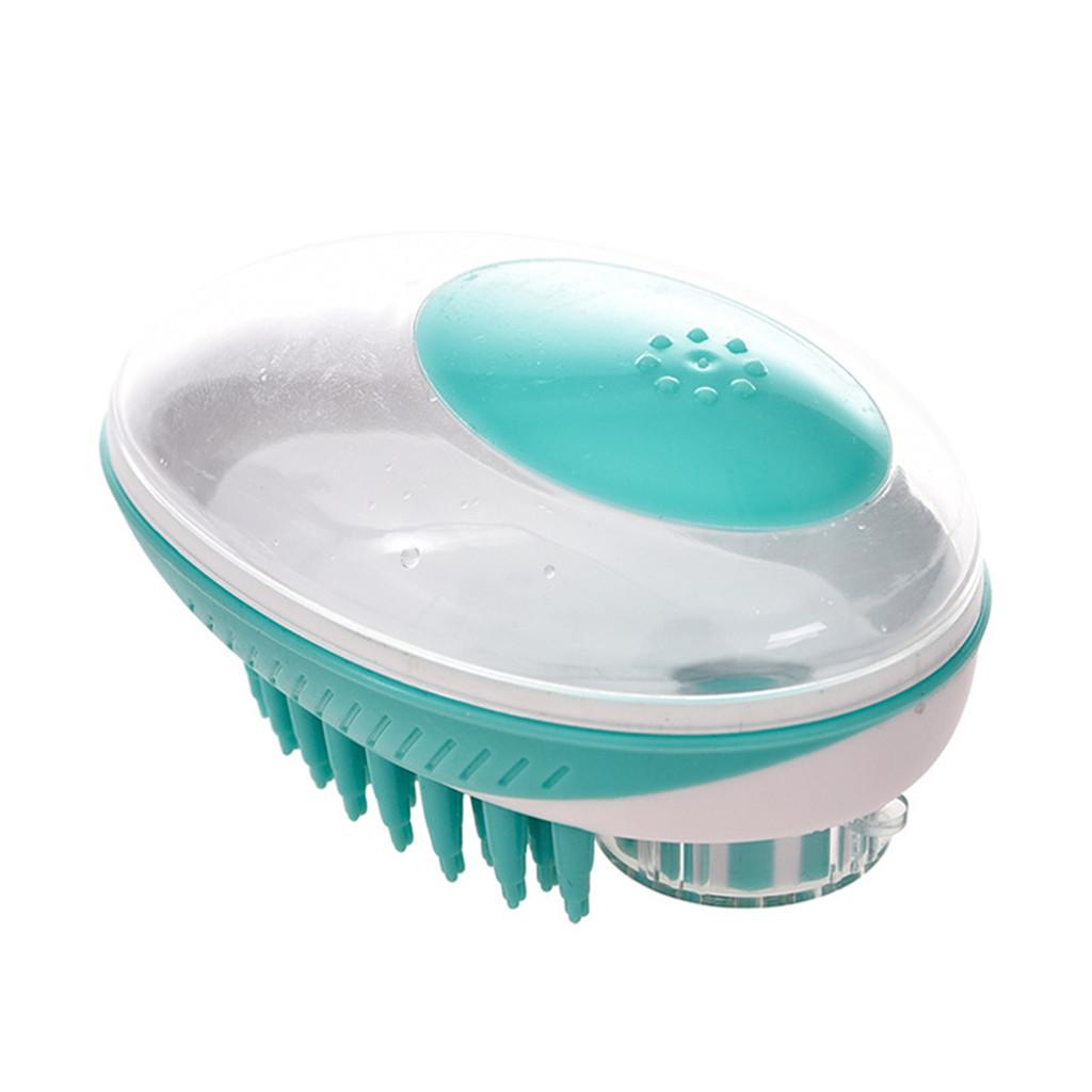 

Pet Dog Bath Brush Comb Pet SPA Massage Brush Soft Silicone Dogs Cats Shower