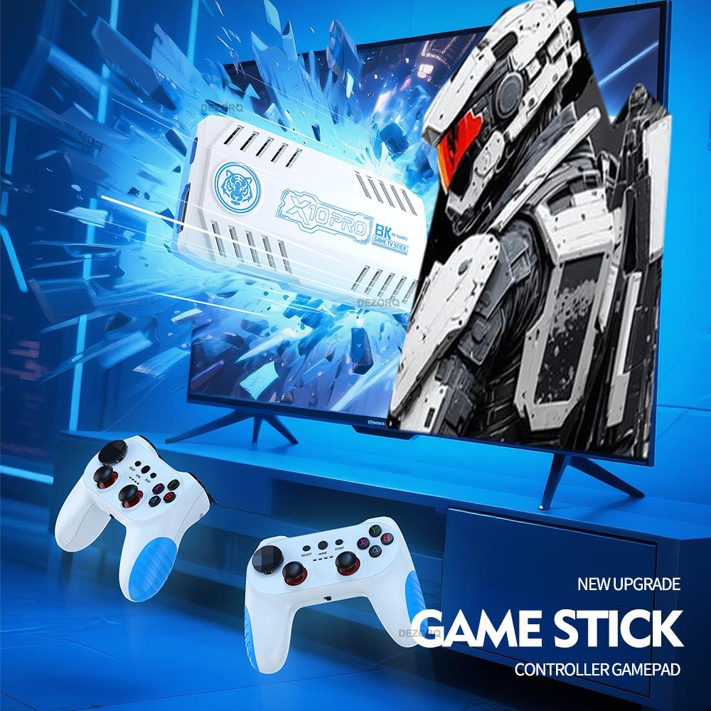 X10 Pro Retro Gaming Console Stick Classic Video Games Stick with 50 Emulators 50000 Games S905x3 TV Game Consola