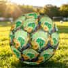 Brazil Football Printed Size 5 Soccer Ball Wear Resistant Standard Adult Training Football Fan Gift for Indoor Outdoor Match Sports
