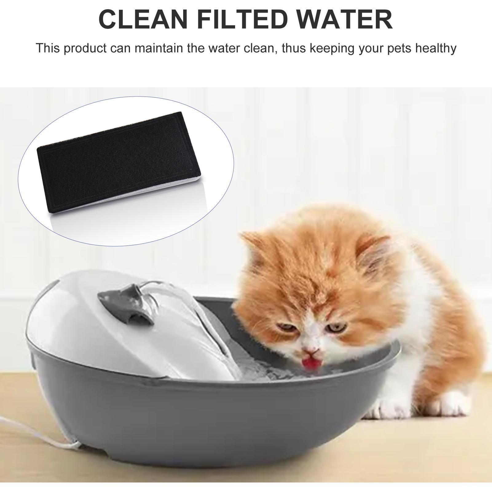 Compatible with    12PCS Replacement Filters Pet Replacement Carbon Filters Cat Water Fountain Filters   Water Pet Filters Activated Carbo