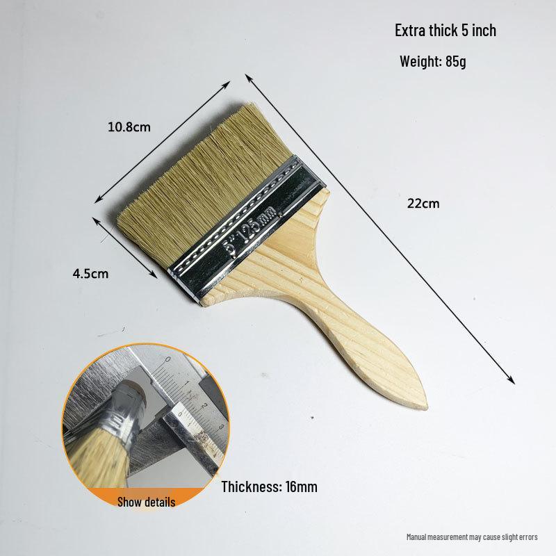 Multi-Purpose Bristle Brushes: Industrial Glue, Barbecue, Household, Hard/Soft Bristles for Cleaning & Dust Removal