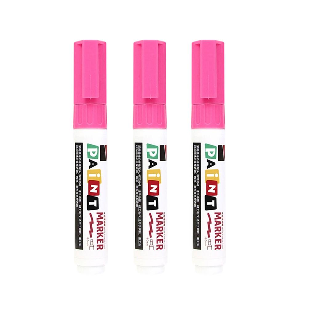 3Pcs Monument Paint Pen Sunproof Waterproof Stone Marker Pen For Writing Coloring On Tombstones Gravestone Restoration