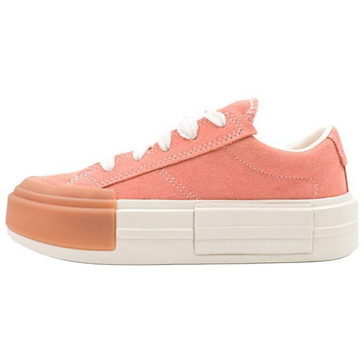 Converse Fabric Leather Sports Casual Versatile Fashion Non-Slip Low-Top Skate Shoes Unisex Sneakers Red White A10438C