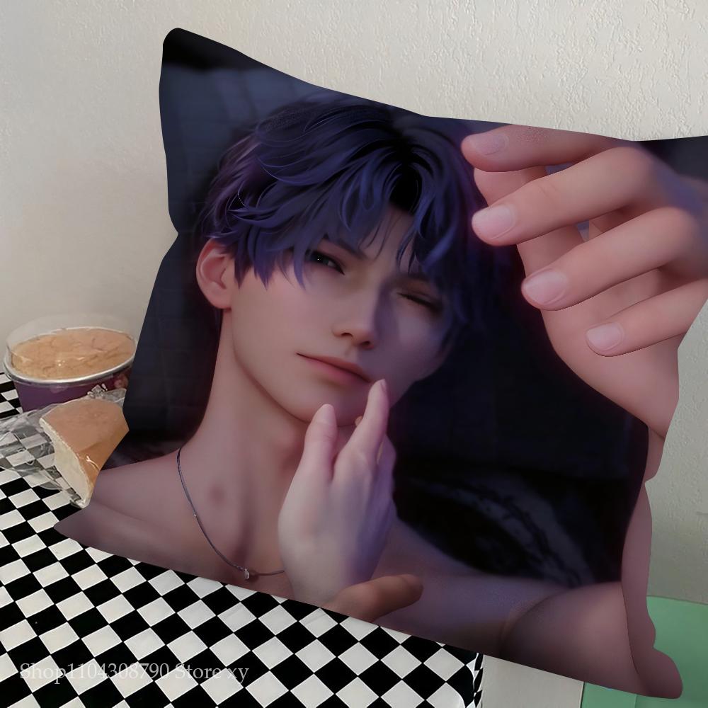 Deep Space And Love Sylus Pillow Case Square Pillow Bedroom Sofa Leisure Comfort Cushion Car Living Room Home Decoration