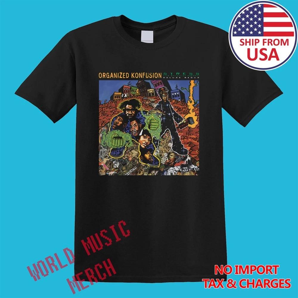 

Organized Konfusion Stress The Extinction Agenda Men s Black Size S-5XL S