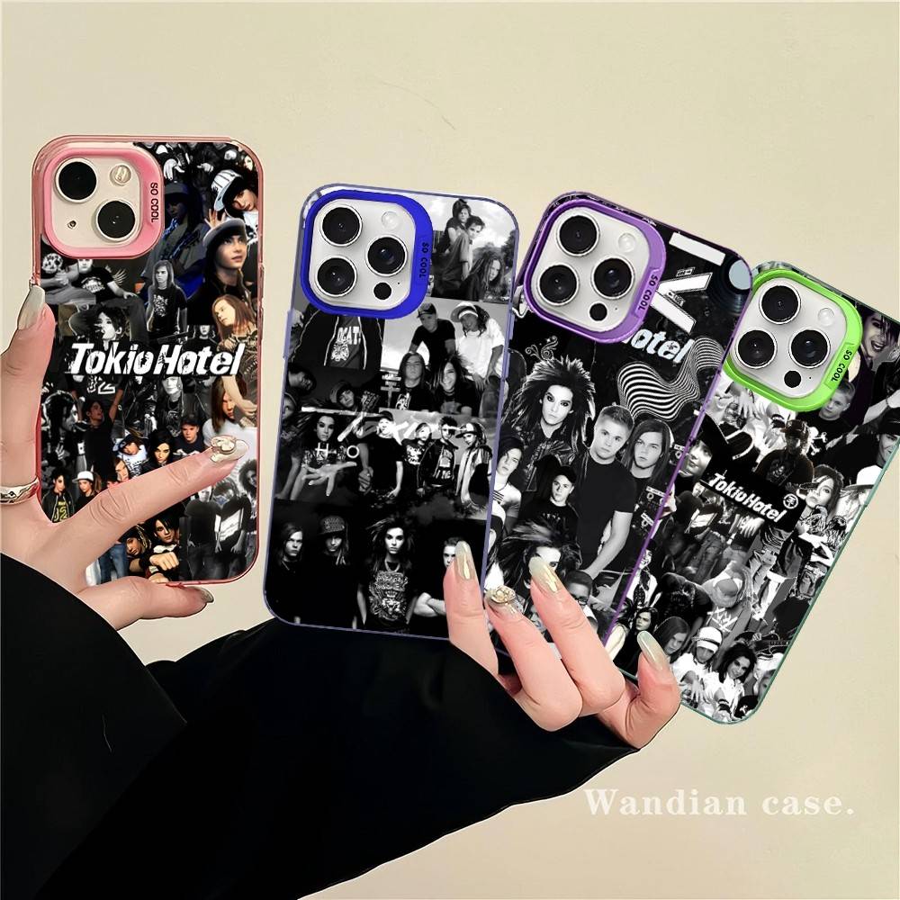Tokio Hotel Band Phone Case For IPhone 17 16 Plus Pro Max 15 14 13 12 11 Matte Colorful Covers