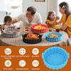 Air Fryer Silicone Round Air Fryer Silicone Pot Reusable Silicone Kitchen Air Fryer Liners Food Safe Non Stick Basket Accessorie