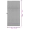 Sports Towels 2 Pcs Dark Grey 90 X 180 Cm