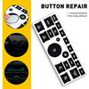 Radio Dash Button Repair Kit Decal Sticker For Acadia Tahoe Silverado Escalade