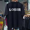 90s Loser Sub-Pop Vzácné Tričko Černé S