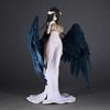 24cm Overlord Nun Albedo Action Figure Anime Beauty Sexy Girl Model Black Wings Statue Ornament Collect Toy Case Decor Boys Gift
