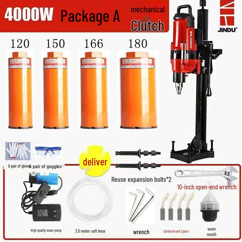 High-Power Handheld and Desktop Diamond Core Drill for Concrete Engineering