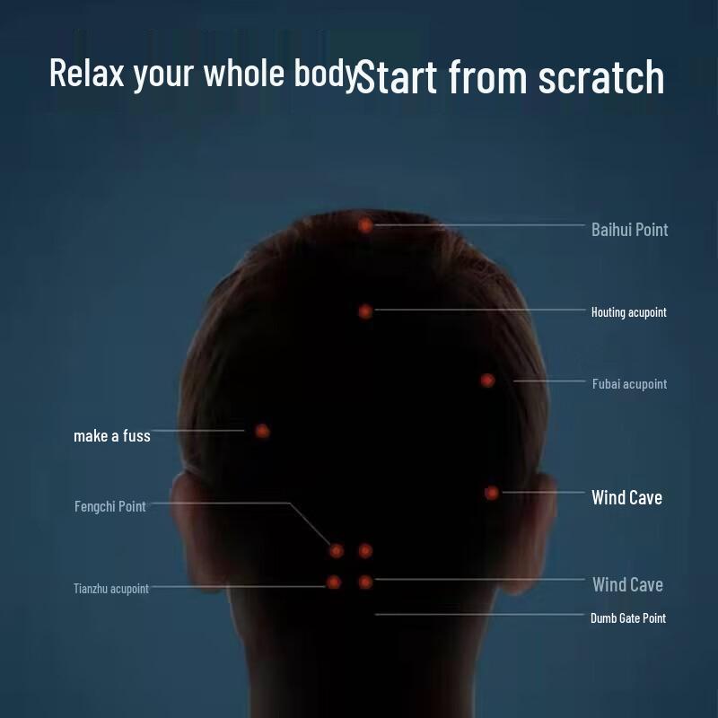 SKG BC3 Electric Scalp and Head Massager CN plug (adapter included)