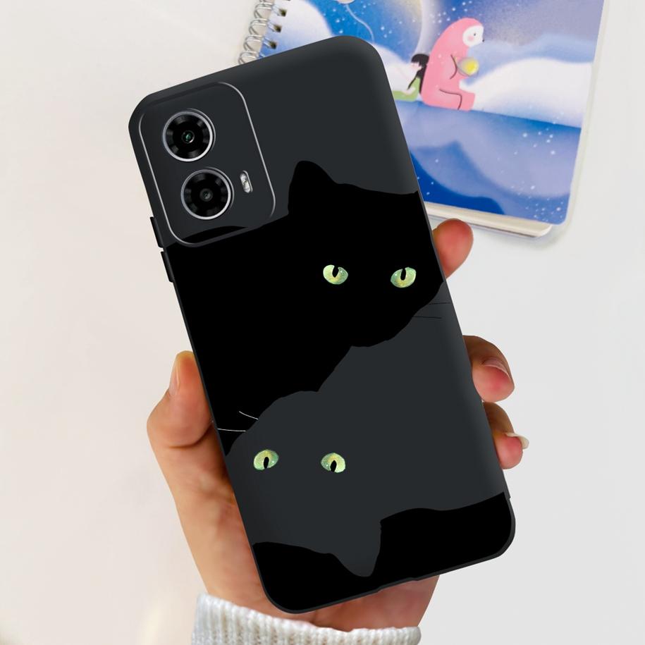 For Motorola Moto G24 Power Case 2024 New Fashion Flower Silicone Soft Back Cover For Moto G24 G34 Phone Case MotoG24 G 24 Coque