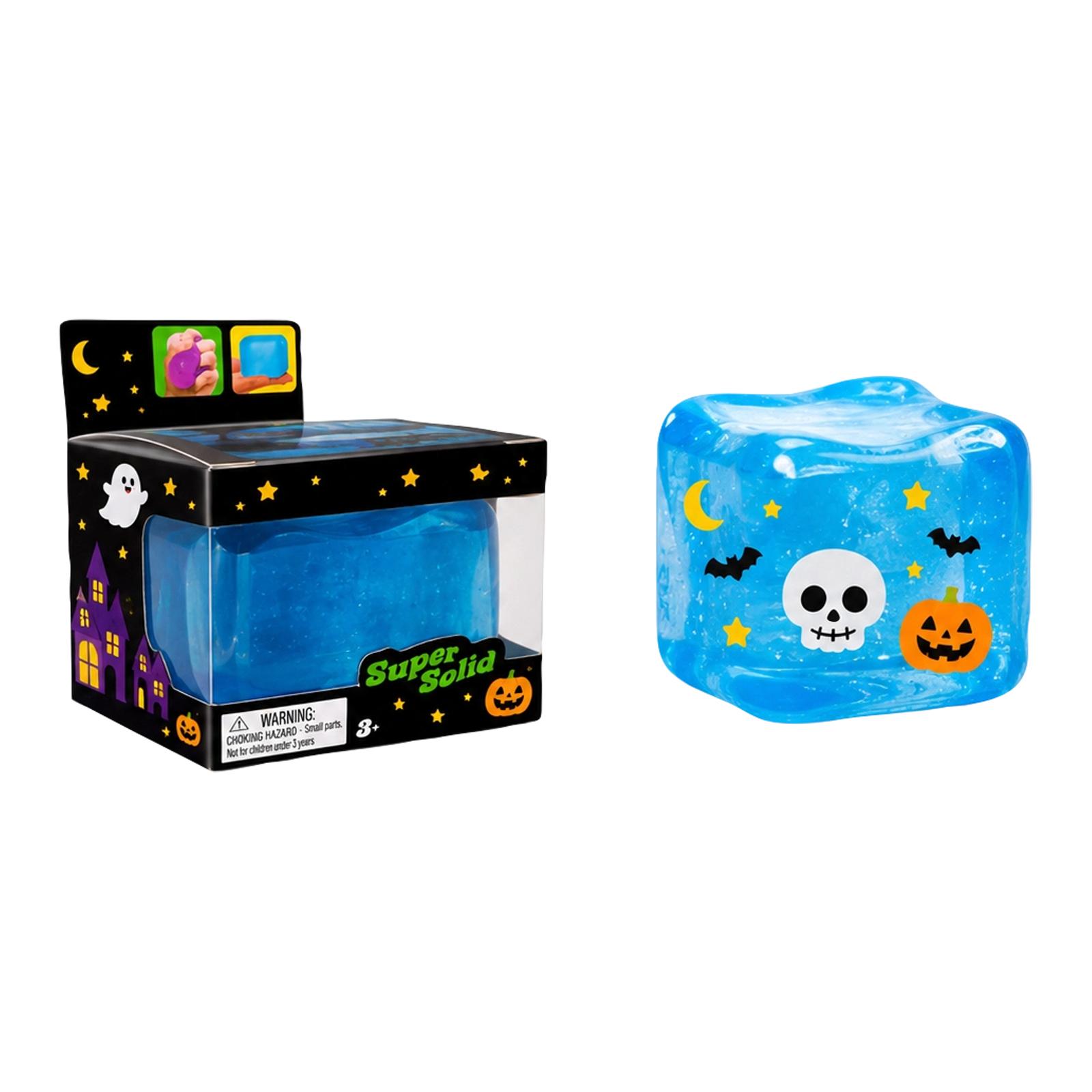 Halloween Pumpkin Print Stress Toy for Sensory Play синий