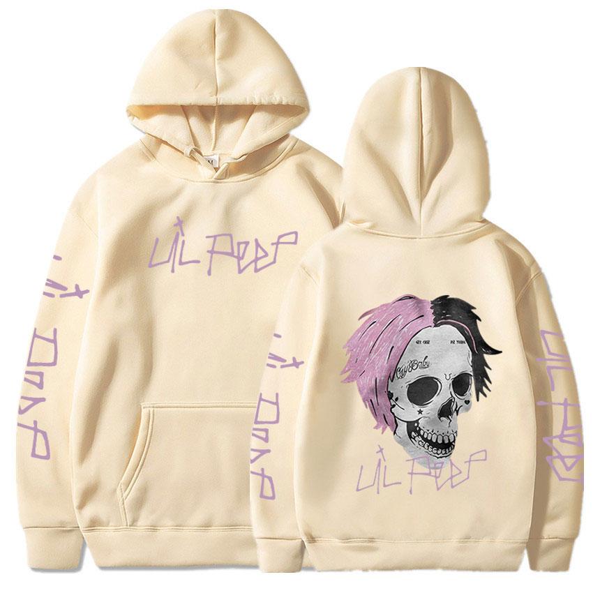Raper Lil Peep Cry Baby Bluzy Męskie Ubrania Moda Vintage Hip Hop Luźne Bluzy Gotyckie Harajuku Bluzy z Kapturem Streetwear
