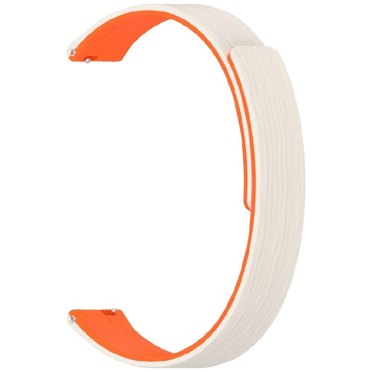 

Purpose Magnetic Attachment Watch Band 12mm Striped Texture Lightweight Comfort Universal Replacement Accessory оранжевый/звездного света
