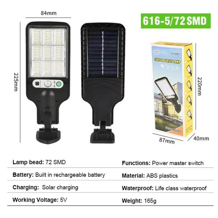 Solar-LED-Außenlampe Menschliche Körperinduktion Hofwandleuchte Fernbedienungsbeleuchtung Garten Terrasse Garagentor Straßenlampe