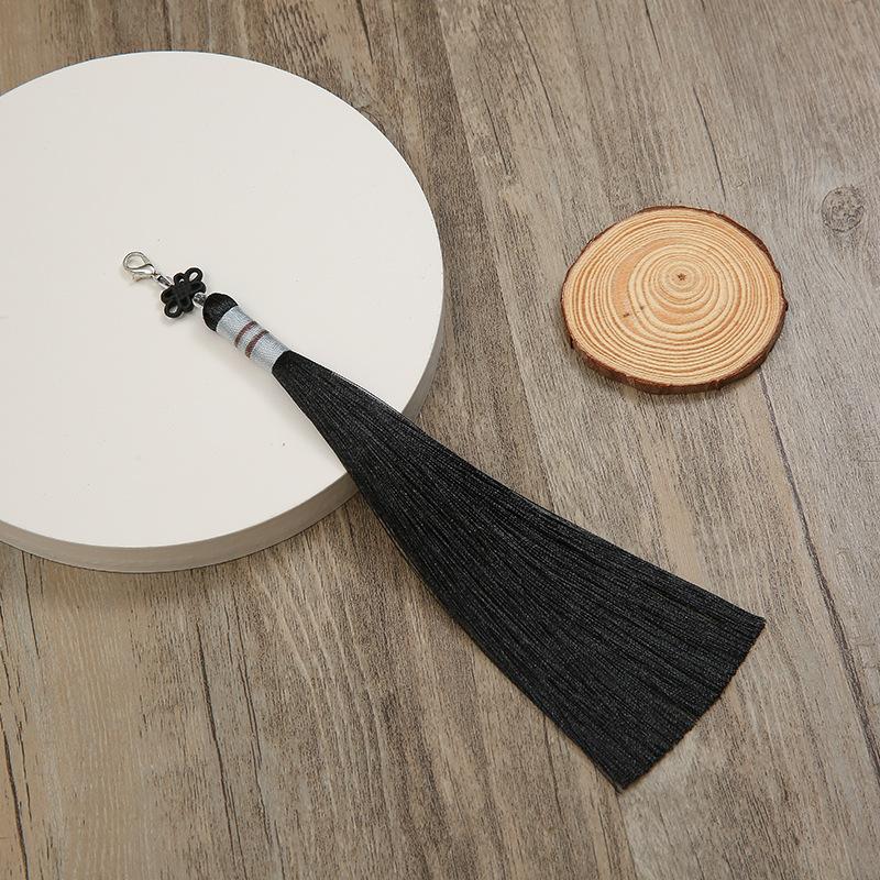 Chińskie klasyczne frędzle delikatny styl etniczny kwiat metalowa rama wisiorki DIY ozdoby rękodzielnicze breloczek dekoracja