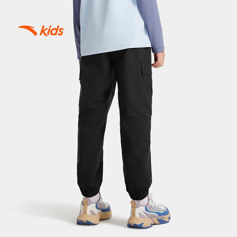 Anta Boys' Breathable Stretchy Woven Sports Long Pants