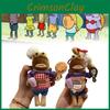 Spongebob Squarepant Bikini Bottom Resident Plush Toy Keychain Pendant Gift