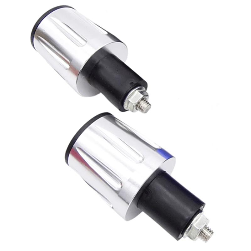 2pcs/set 22mm Motorcycle Universal Handlebar Bar End Plugs Aluminum Handlebar Ends Balanced Slider Plug for Suzuki Yamaha Bmw