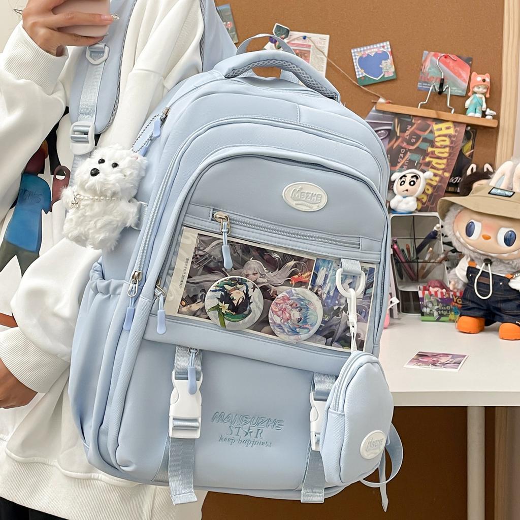 Ins Japanese Academy Wind Bar Pain Bag Female High Value Junior High School Student School Bag Youth Campus Class Backpack