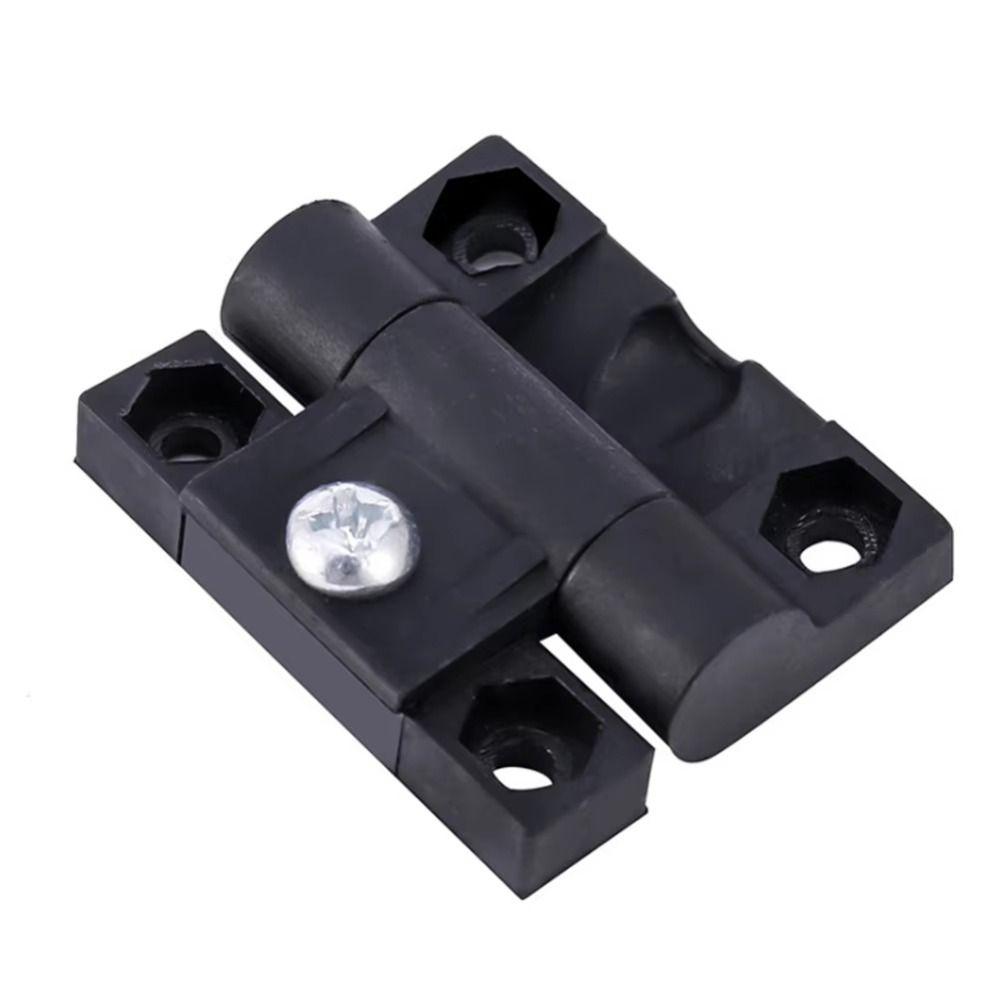 4PCS Nylon Torque Hinge Adjustable Torque Black Nylon Hinge Corrosion Resistant Buffering Design Furniture Hinges Home Furniture