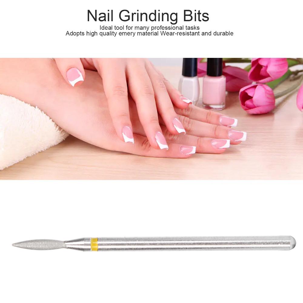 50pcs Replacement Head Nail Drill Bits Cylinder Shape Nail Drill Bit Set  For Nails