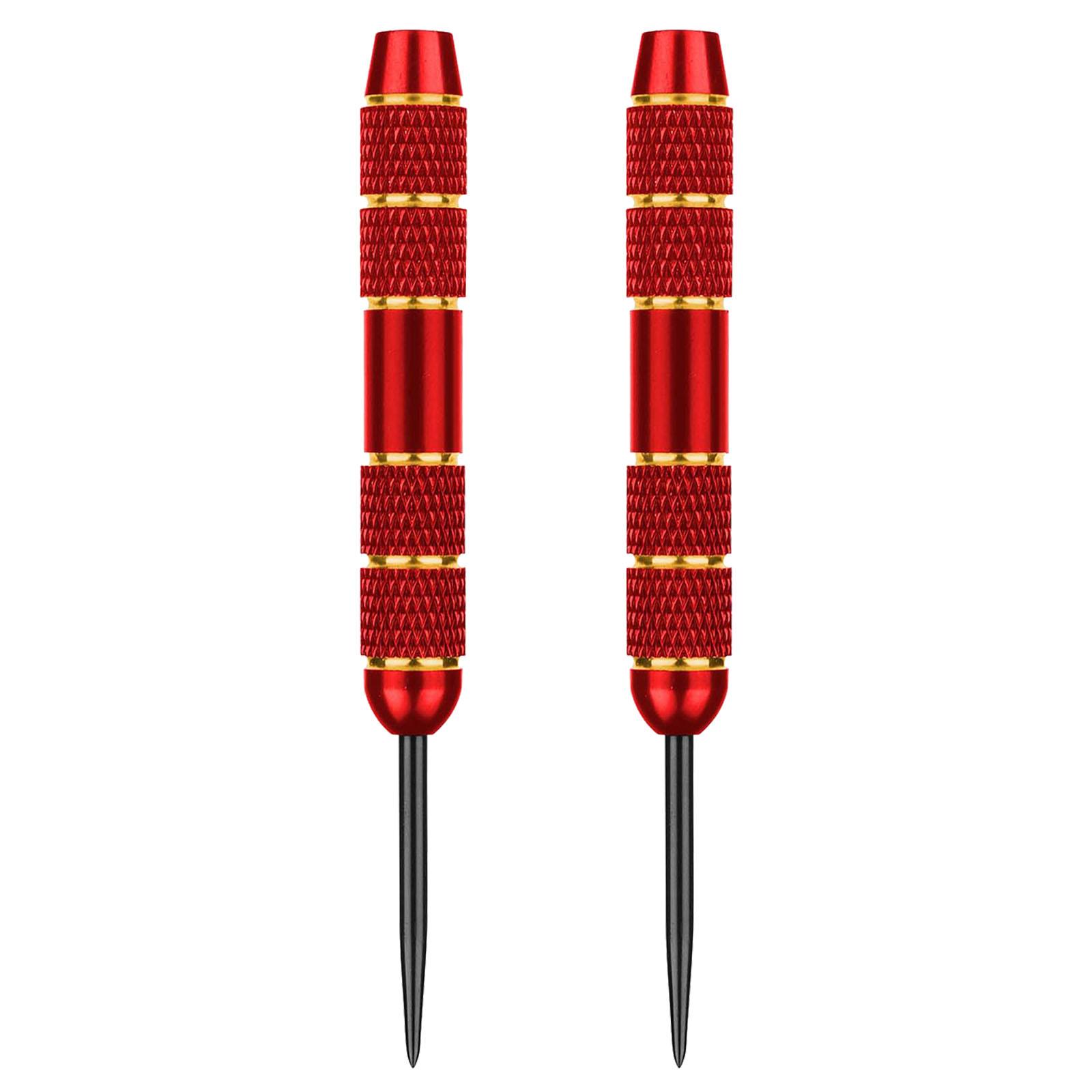 

2Pcs 22g Steel Tip Dart Barrels Coppers Dart Barrels Replacement Shafts Grip Dart Needle Barrels Dart Play Accessories красный