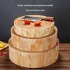 Round Solid Pine Wood Cutting Board