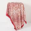 Design Satin Silk Imitation Shawl Hijab Scarf Women Print Ginkgo Leaves Sunscreen Beach Wraps Hijab Female Headkerchief Echarpe