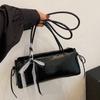 Niche Fashion Underarm Bag Women's New Simple Bow Shoulder Bag Versatile Commuter Bag