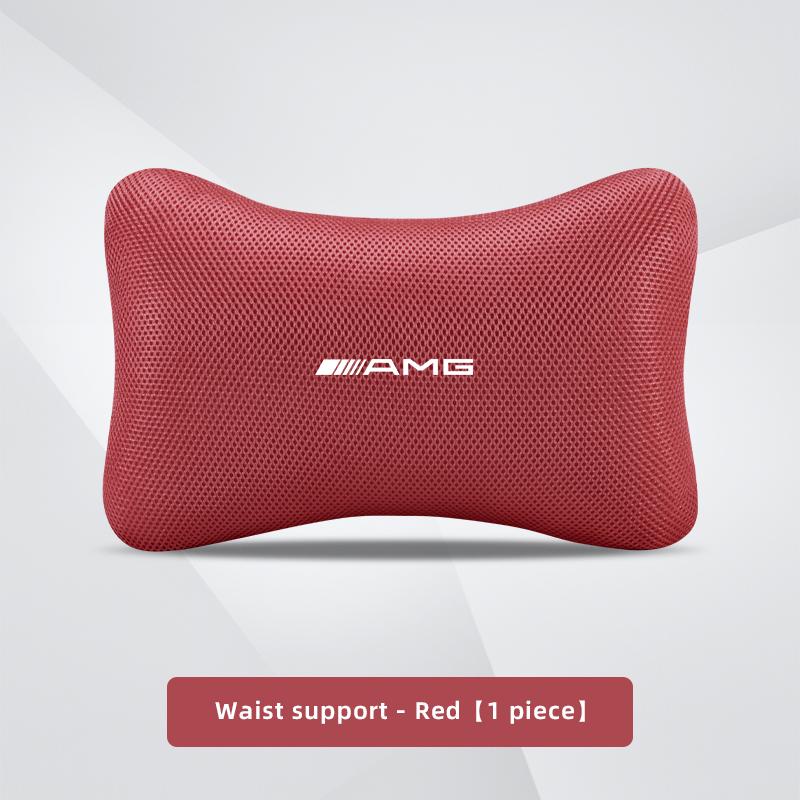 Car Headrest Neck Pillow Lumbar Waist Support Cushion Protection Pad For Mercedes Benz AMG GLC W203 W206 W220 W205 W211 W212