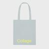 Collage Dept. Cotton Bag (Light Gray)