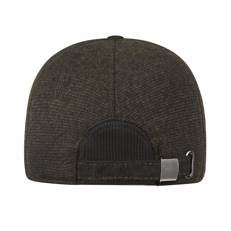 NORTHWOOD Winter Men's Baseball Cap with Ear Protection Warm Cotton Trucker Cap Outdoor Embroidered SPORT Cold Proof Baseball Hats