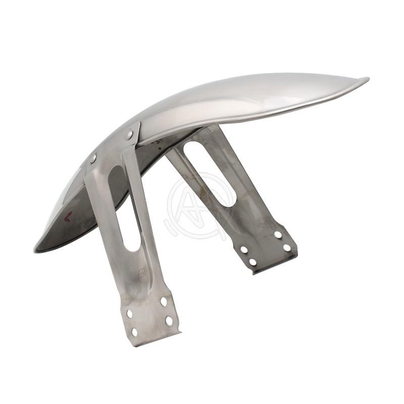 Chrome Metal Motorcycle Front Fender Mud Guard Cover Protector for CG125 250 Cafe Retro Modification