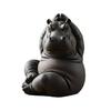 Yoga Master Hippo Statue Handcrafted Resin Hippopotamus Figurine Hippo Figurine Yoga Statue Meditation Hippopotamus For Home