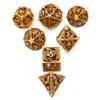 DND Dice Set, Metal Dice, Dungeons and Dragons Dice Gift, Polyhedral Dice Set, Roleplaying Dice, D20 Hollow Polyhedral Dice Set for Dungeons and Drago