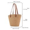 Leisure Basket Shoulder Bag Summer Women's Tote Bag New Straw Weave Bag  Ladies/Girls