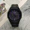 Casio Men Liquid Crystal,Analog Dual Display Series 44mm Black Watch GA-2100SKE-7A(Watch3--)