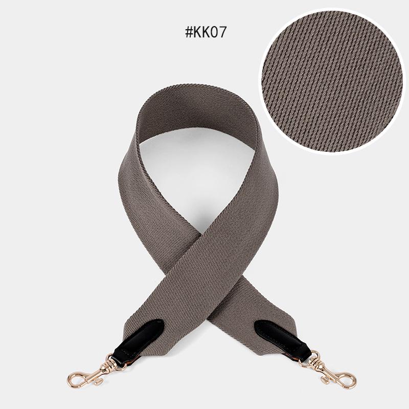 6cm Wide Cowhide Canvas Shoulder Strap for Versatile Crossbody Bucket Bags