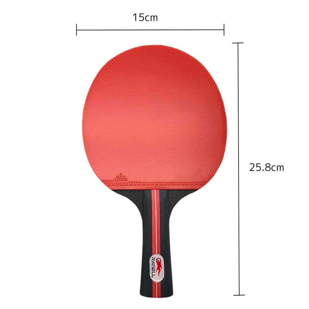 Portable table tennis racket Portable table tennis set 2 rackets 3 ping pong balls with storage bag Easy to use anywhere Table tennis equipment Table