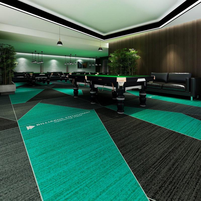 Billiard & Table Tennis Room Carpet - Full Coverage, Wear-Resistant, Flame Retardant, Soundproof