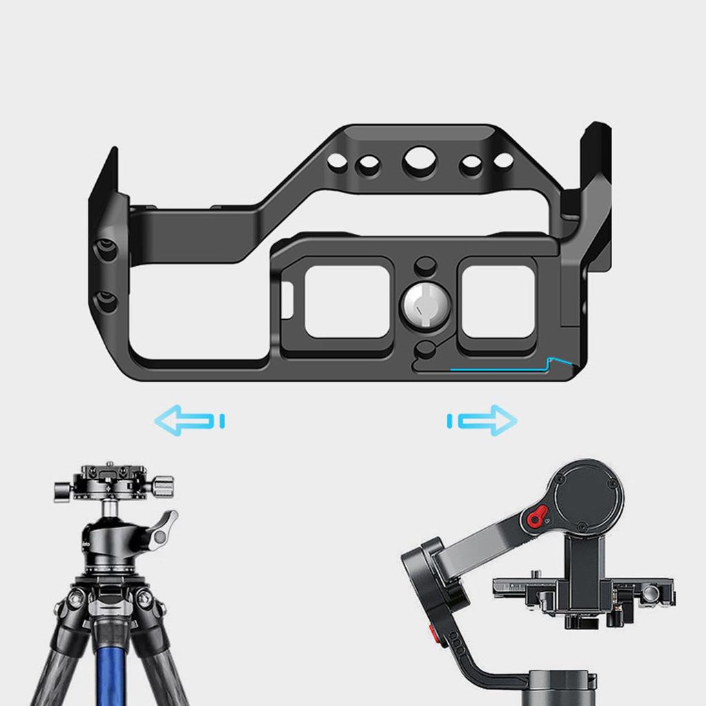 ZV E10 Kamera Aluminium Video Shooting Cage mit Blitzschuhhalterung und Vollkamera-Käfig für Sony ZV E10 Kamera Gehäuse Rig Käfig, Rig, 1/4" 3/8" Gewinde,