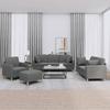 VidaXL Sofa Set 4 Pcs Cushions Dark Grey Fabric 3202079
